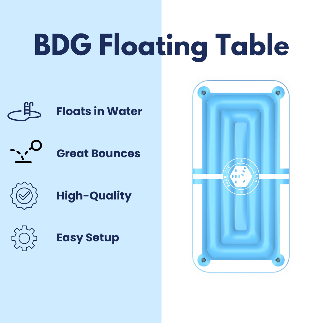 BDG Floating Beer Die Table Set