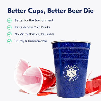 Beer Die Cups (Pack of 4)