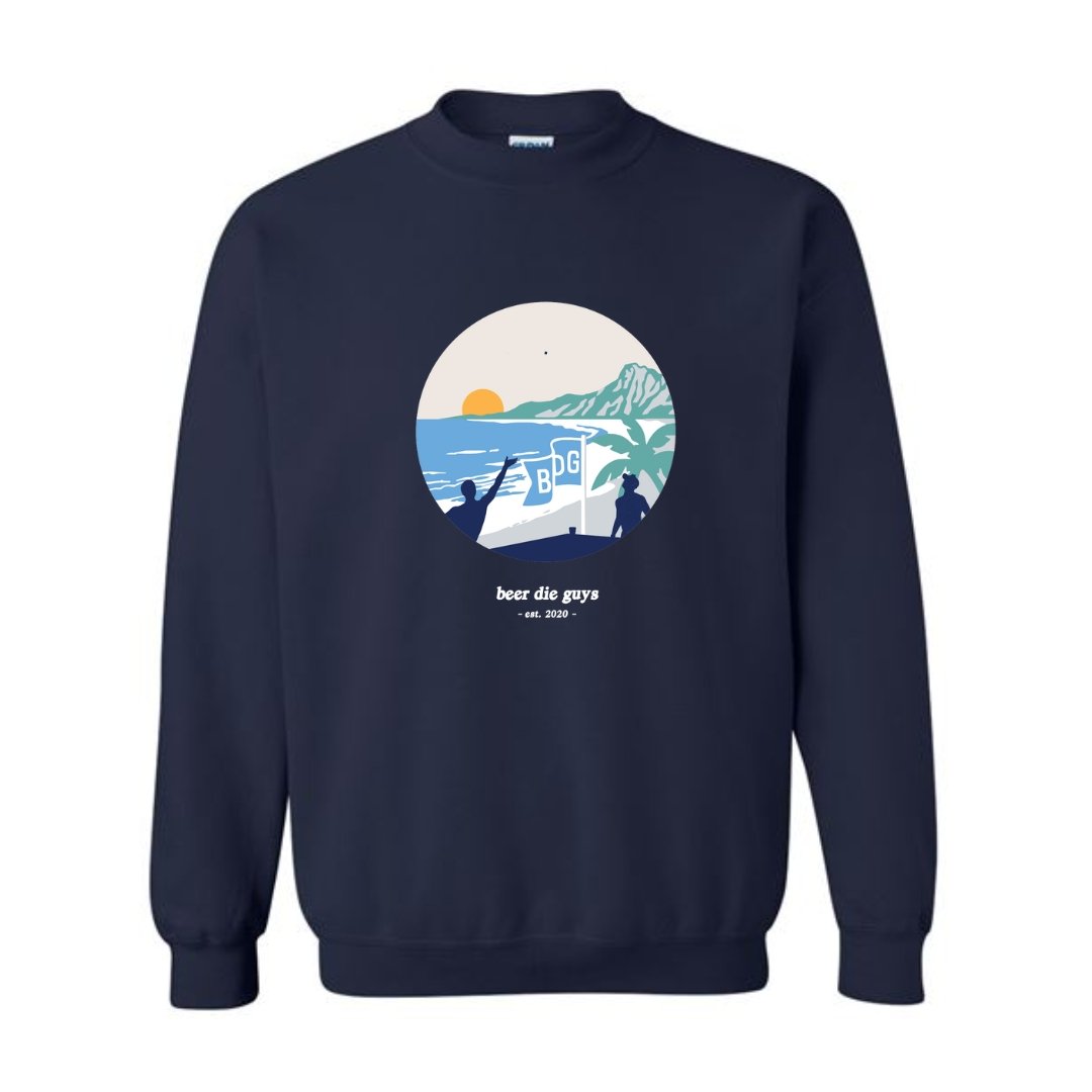 Cozy Crewneck Beer Die Guys