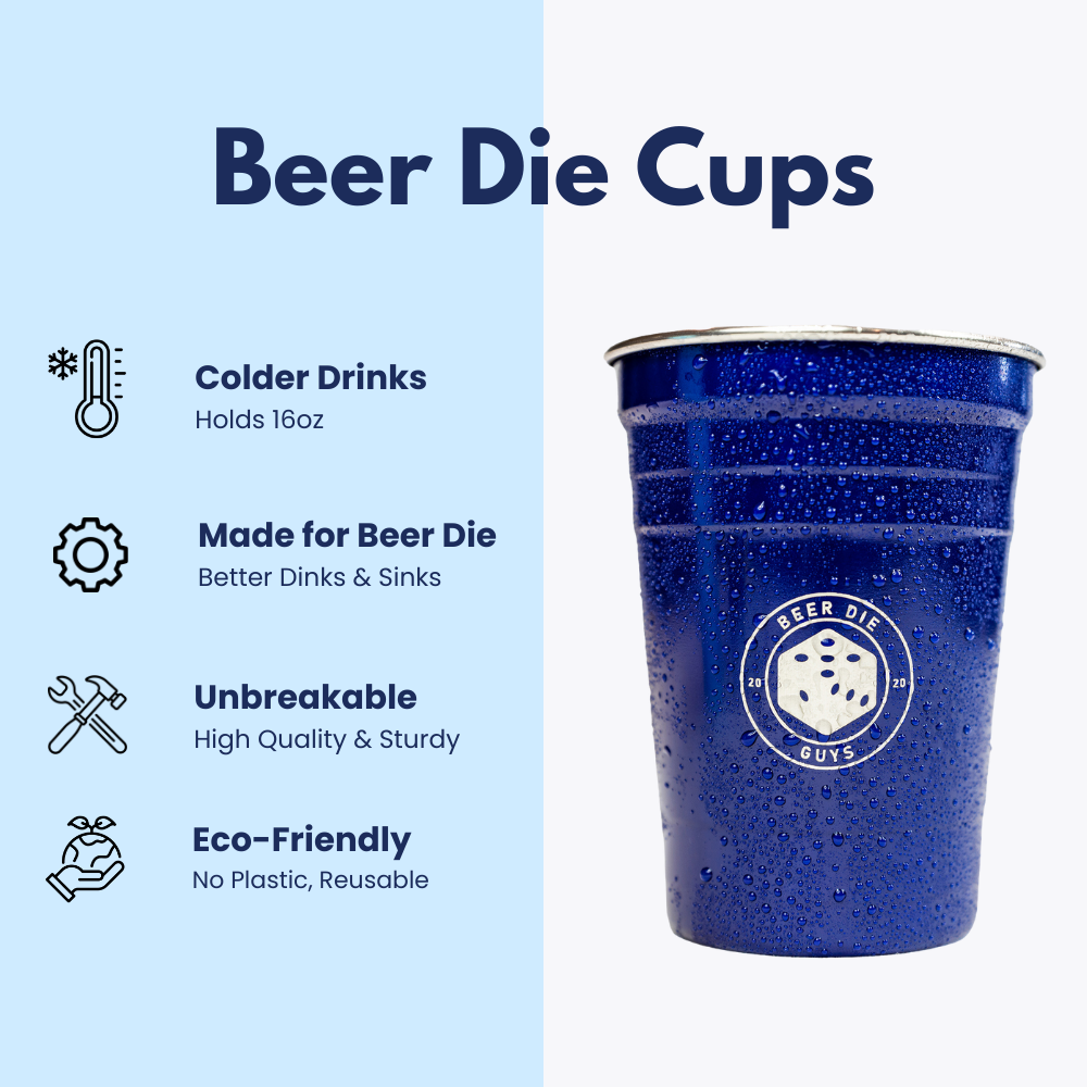 Beer Die Cups (Pack of 4)